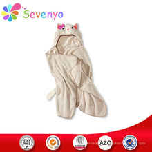 100% microfiber kids beach towel for hooded